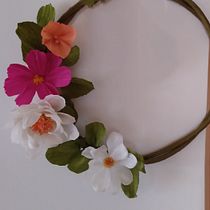 Mon projet du cours : Techniques de création de fleurs en papier. Projekt z dziedziny Papercraft,  Dekoracja wnętrz i DIY użytkownika Cécile Girardin - 04.02.2022