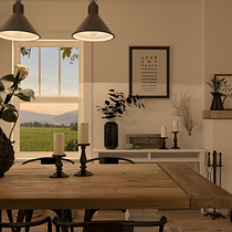 Meu projeto do curso: Decoração de interiores com estilo farmhouse. Projekt z dziedziny  Dekoracja wnętrz, Dekoracja wnętrz i Projektowanie przestrzeni użytkownika Maria do Carmo Souza Aquino - 04.02.2022