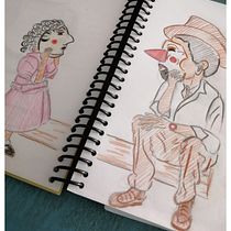 Mi Proyecto del curso: Identidad artística: explora tu propio estilo. Traditional illustration, Sketching, Creativit, Drawing, and Sketchbook project by xenia_vilu - 02.04.2022