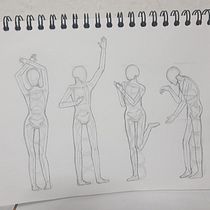 Mi Proyecto del curso: Dibujo anatómico para principiantes. Fine Arts, Sketching, Pencil Drawing, Drawing, Realistic Drawing, and Figure Drawing project by asofia.gh - 02.05.2022