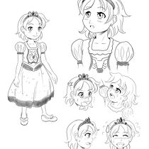 Meu projeto do curso: A arte do mangá: desenhe personagens únicos. Character Design, Pencil Drawing, Drawing, Ink Illustration, and Manga project by André Luiz - 02.05.2022
