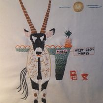 My project in Hand Embroidery for Clothing: Stitch a Collage Design course. Embroider, Upc, cling, and Textile Design project by Lýdie Obermannová - 02.05.2022
