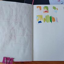 My project in Exploratory Sketchbook: Find Your Drawing Style course. Traditional illustration, Sketching, Creativit, Drawing, Watercolor Painting, Sketchbook, and Gouache Painting project by l_pol_korp - 03.06.2022