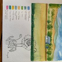Mi Proyecto del curso: Cuaderno de viaje en acuarela. Traditional illustration, Watercolor Painting, Architectural Illustration, and Sketchbook project by Pilar del Barrio - 02.05.2022