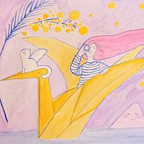 Mi Proyecto del curso: Ilustraciones oníricas con acuarela. Traditional illustration, Drawing, Watercolor Painting, Children's Illustration, Narrative, and Editorial Illustration project by Beatriz Pérez Peiró - 02.05.2022