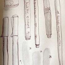 Mijn project van de cursus: De kunst van sketching: tover je schetsen om tot kunst Ein Projekt aus dem Bereich Traditionelle Illustration, Bleistiftzeichnung, Zeichnung und Sketchbook von nienke.jelles - 05.02.2022