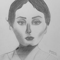 Meu projeto do curso: Introdução ao desenho de retrato. Projekt z dziedziny Trad, c, jna ilustracja,  Sztuki piękne, R, sunek ołówkiem,  R, sunek, Portret,  R, sunek art, st, czn, R i sunek anatomiczn użytkownika bento.giovana96 - 05.02.2022