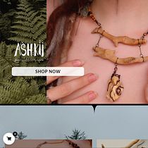 Mi proyecto: ASHKII JEWELRY. Projekt z dziedziny Informat, ka, Marketing, Web design, Tworzenie stron internetow, ch, Marketing c, frow,  e-commerce, Programowanie bez kodu i Business użytkownika abrahamhaddioui - 05.02.2022