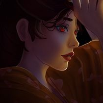 Mi Proyecto del curso: Retrato de personajes femeninos con Procreate. Projekt z dziedziny Trad, c, jna ilustracja, Ilustracja c, frowa, R, sunek c i frow użytkownika chaosdimention - 05.02.2022