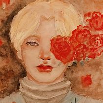 Mi Proyecto del curso: Ilustración manga en acuarela. Traditional illustration, Drawing, Watercolor Painting, and Manga project by Andrea López González - 02.04.2022