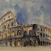 My project in Architectural Sketching with Watercolor and Ink course. Sketching, Drawing, Watercolor Painting, Architectural Illustration, Sketchbook & Ink Illustration project by jaustengurl - 02.05.2022