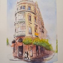 Sevilla '21  F. Hacken. Sketching, Drawing, Watercolor Painting, Architectural Illustration, Sketchbook & Ink Illustration project by fhacken - 02.06.2022