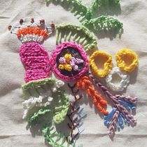 Mi Proyecto del curso: Técnicas avanzadas de bordado: puntadas y composiciones con volumen. Bordado, e Design têxtil projeto de monscrapondingres - 06.02.2022
