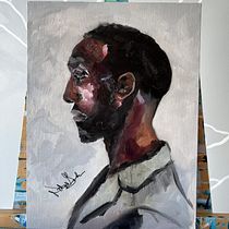 My project in Expressive Oil Portraiture: Explore the Alla Prima Technique course. Fine Arts, Painting, and Oil Painting project by natgallucci - 02.06.2022