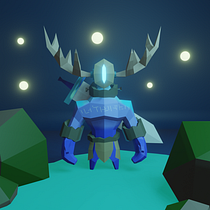 Mi Proyecto del curso: Modelado de personajes low poly para videojuegos - Dr.Moon Ein Projekt aus dem Bereich 3D, 3-D-Modellierung, Videospiele, Design von 3-D-Figuren und Design für Videospiele von Luis Angel Luna Ramirez - 02.02.2022
