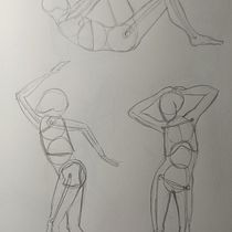 My project in Figure Drawing for Beginners course. Fine Arts, Sketching, Pencil Drawing, Drawing, Realistic Drawing, and Figure Drawing project by pio-tr - 02.06.2022
