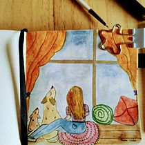 Mi Proyecto del curso: Sketchbook para explorar tu estilo de dibujo. Traditional illustration, Sketching, Creativit, Drawing, Watercolor Painting, Sketchbook, and Gouache Painting project by paloma_vilches - 02.04.2022
