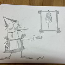 Mein Kursprojekt: Einführung in das Erstellen von Zeichentrickfiguren. Traditional illustration, Character Design, and Drawing project by logomoni - 02.06.2022