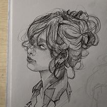 100 Heads challenge 2022 by Monpiet Carnielli. Un proyecto de Bocetado, Dibujo, Dibujo de Retrato, Dibujo artístico y Sketchbook de Igor Carnielli - 06.02.2022