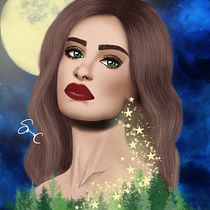Mój projekt z kursu: Cyfrowe portrety fantasy w Photoshopie. Traditional illustration, Drawing, Digital Illustration, Portrait Drawing, Digital Drawing, and Digital Painting project by Ula - 02.06.2022