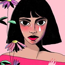 Mon projet du cours : Portraits numériques avec un style propre sur Procreate Ein Projekt aus dem Bereich Traditionelle Illustration und Digitale Illustration von amelie.sol - 06.02.2022