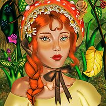 Mi Proyecto del curso: Retratos digitales de fantasía con Photoshop. Traditional illustration, Drawing, Digital Illustration, Portrait Drawing, Digital Drawing, and Digital Painting project by Ddalgi Ichi - 02.07.2022