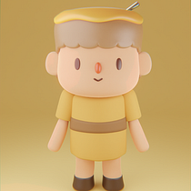 My project in Kawaii Character Creation in 3D with Blender  course Ein Projekt aus dem Bereich Traditionelle Illustration, Design von Figuren, Digitale Illustration, 3-D-Modellierung und Manga von Lord Mark Espina - 04.02.2022