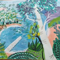 Painting Nature with Acrylic: From Sketchbook to Canvas course. Traditional illustration, Painting, Acr, lic Painting, and Sketchbook project by Stella Lazarou - 02.05.2022