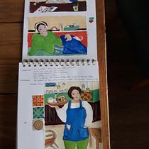 My project in Character Creation from Observational Drawings course. Un proyecto de Ilustración tradicional, Diseño de personajes, Dibujo y Sketchbook de Annemieke kieboom - 07.02.2022
