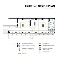 My project in Lighting Design for Interior Spaces course. Projekt z dziedziny  Architektura, Architektura wnętrz, Projektowanie oświetlenia, Architektura c i frowa użytkownika Andrea Sz. - 09.02.2022