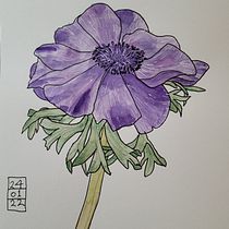 Mijn project van de cursus: Het botanische sketchbook: een meditatieve benadering. Ilustração tradicional, Esboçado, Desenho, Pintura em aquarela, Ilustração botânica, e Sketchbook projeto de Anne de Mik - 07.02.2022