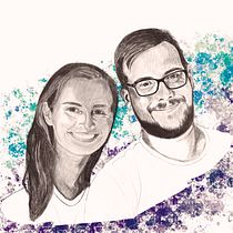 My project in Modern Portraiture with Procreate: Stylize Your Subject course. Ilustração tradicional, Ilustração digital, e Desenho digital projeto de Berger Anke - 08.02.2022