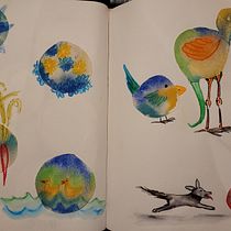 My project in Creative Watercolor Sketching for Beginners course. Traditional illustration, Sketching, Creativit, Drawing, Watercolor Painting, and Sketchbook project by Karen Caruana - 02.08.2022