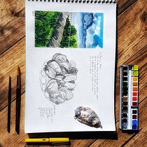 Mi Proyecto del curso: Cuaderno de viaje en acuarela. Watercolor Painting, Traditional illustration, Architectural Illustration, and Sketchbook project by Montse - 02.04.2022
