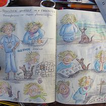 Meu projeto do curso: A arte de desenhar: transforme seus rabiscos em arte Ein Projekt aus dem Bereich Traditionelle Illustration, Bleistiftzeichnung, Zeichnung und Sketchbook von Rosário Sousa - 18.02.2022