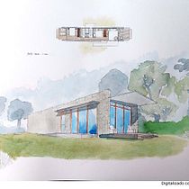 Meu projeto do curso: Ilustração artística de arquitetura à mão livre. Un projet de Architecture, Dessin au cra, on et Illustration architecturale de Ana Júlia Alves da Silva - 08.02.2022