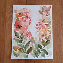 My project in Artistic Floral Watercolor: Connect with Nature course. Ilustração tradicional, Pintura, Pintura em aquarela e Ilustração botânica projeto de magdalena_bl - 09.02.2022