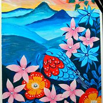 My project in Painting with Gouache: Create Poetic Illustrations course. Traditional illustration, Fine Arts, Painting, and Gouache Painting project by Sandra - 02.21.2022