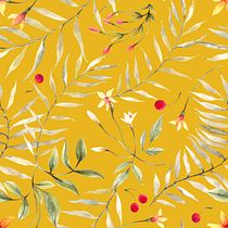 Sahara is blossoming pattern. Pattern Design, Design de moda, e Pintura em aquarela projeto de elena_hh - 09.02.2022