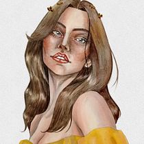 Mi Proyecto del curso: Retrato artístico en acuarela. Fine Arts, Painting, Watercolor Painting, and Portrait Drawing project by Nieves Pantión - 02.09.2022