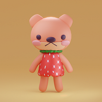 My project in Kawaii Character Creation in 3D with Blender  course Ein Projekt aus dem Bereich Traditionelle Illustration, Design von Figuren, Digitale Illustration, 3-D-Modellierung und Manga von Sophie Edwards - 09.02.2022