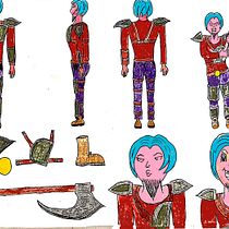Il mio progetto del corso: Disegno di personaggi manga da zero @eudetenis. Traditional illustration, Character Design, Comic, Pencil Drawing, Drawing, and Manga project by Misskpp Chia - 02.27.2022