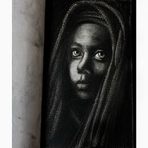 Meu projeto do curso: Desenho de retrato artístico: capture expressões autênticas. Un projet de Illustration traditionnelle, Beaux Arts, Esquisse , Dessin au cra, on, Dessin, Dessin de portrait, Dessin réaliste, Dessin artistique , et Dessin anatomique de bruno carachesti - 04.02.2022