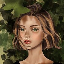 Meu projeto do curso: Retrato digital no Photoshop com um toque de fantasia. Traditional illustration, Drawing, Digital Illustration, Portrait Drawing, Digital Drawing, and Digital Painting project by danymouralima - 02.10.2022