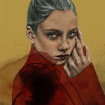 Mi Proyecto del curso: Retrato ilustrado con Procreate. Ilustração tradicional, Ilustração vetorial, Ilustração digital, e Desenho de retrato projeto de Noemí Ramos - 10.12.2021