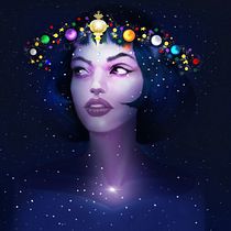 Christmas Queen. Traditional illustration, Drawing, Digital Illustration, Portrait Drawing, Digital Drawing, and Digital Painting project by Scott Rigsby - 02.10.2022