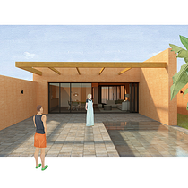 Mi Proyecto del curso: Visualización arquitectónica con V-Ray para SketchUp. Un proyecto de Arquitectura, Arquitectura interior, Arquitectura digital y Visualización arquitectónica de Clara Idrogo - 06.02.2022