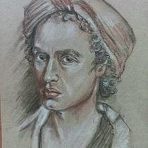 Il mio progetto del corso: Ritratto classico: il metodo rinascimentale. Fine Arts, Sketching, Drawing, Realistic Drawing, Artistic Drawing, and Portrait Drawing project by Cristina Franco - 02.10.2022