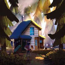 Mi Proyecto del curso: Ilustraciones fantásticas con Procreate. Traditional illustration, Digital Illustration, and Digital Drawing project by Wilber Rivera - 02.10.2022