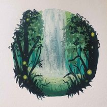 Mi Proyecto del curso: Pintura de paisajes atmosféricos con gouache. Projekt z dziedziny Trad, c, jna ilustracja,  Malarstwo i Malowanie gwaszami użytkownika blue_tangerine - 10.02.2022